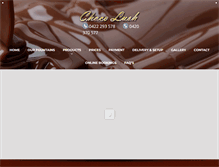Tablet Screenshot of chocolush.com.au